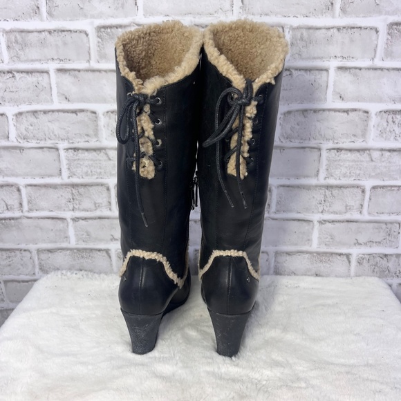 |•UGG•| Super Warm Shearling Lined Knee High Boots Size 9.5 - Picture 5 of 16
